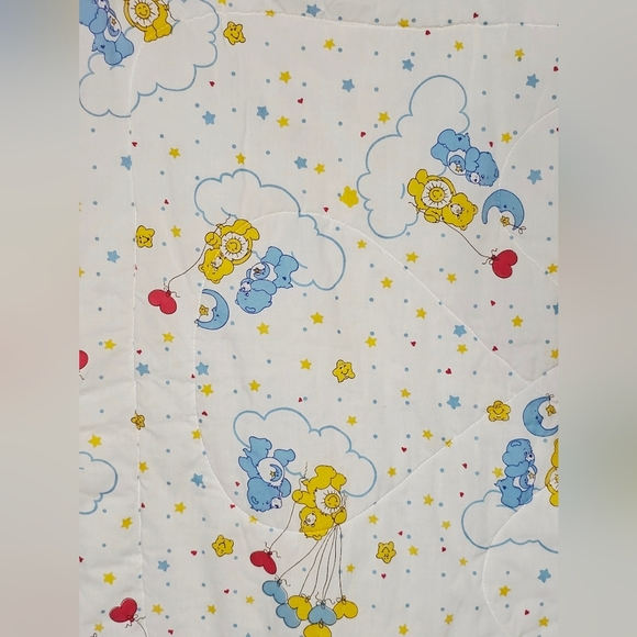 Vintage 1983 Care Bears Baby Sleeping Bag American Greetings Sleep Sack 31 × 20 - Picture 2 of 5